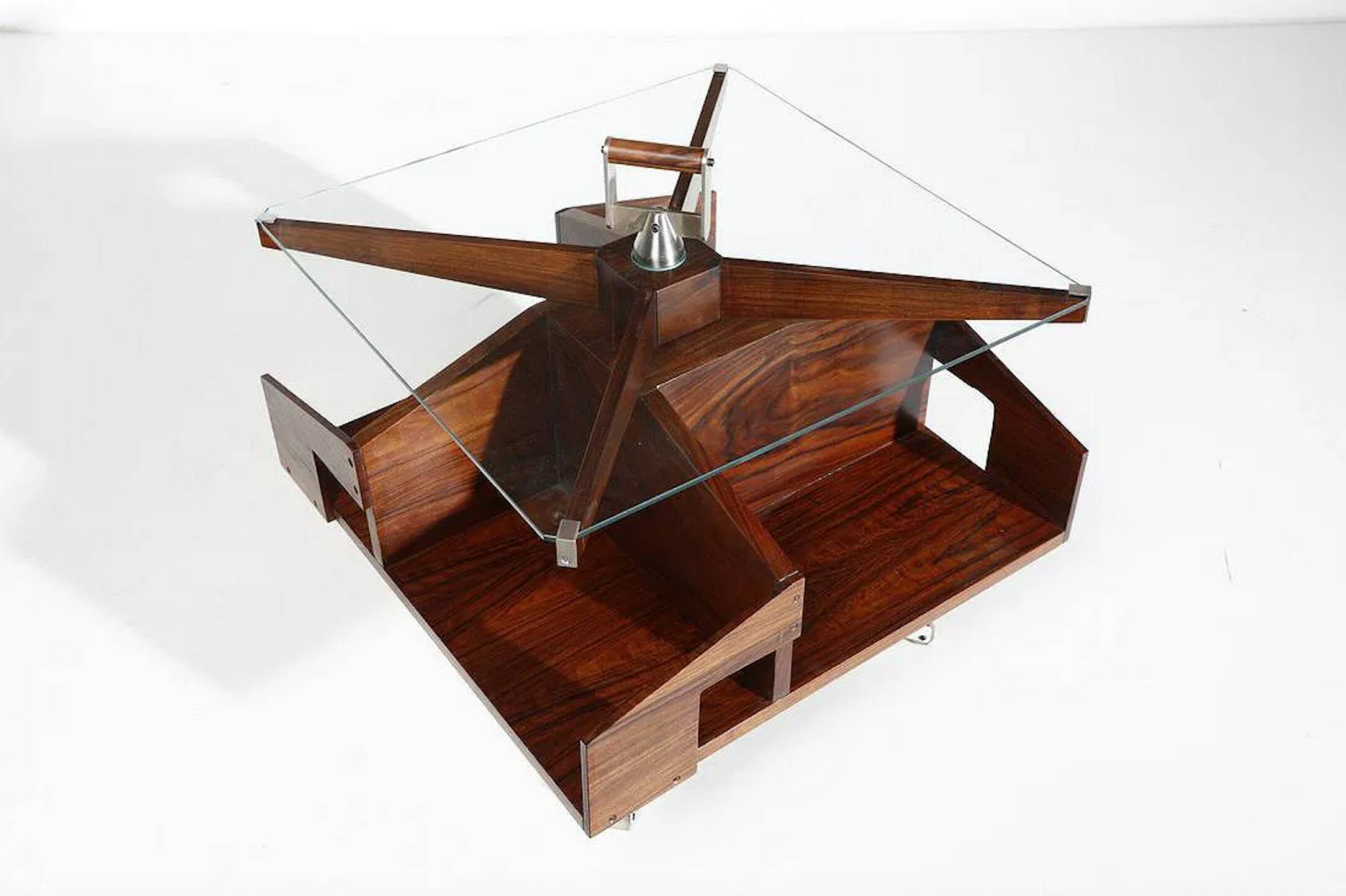 Ico Parisi coffee table, Itri model bar