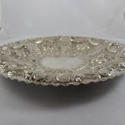 Silver fruit bowl
