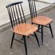 2 Scandinavian Fannett chairs by Ilmari Tapiovaara 1960