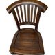 2 chaises coloniales en bois massif, années 1950