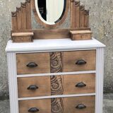 Coiffeuse, commode Art Déco, années 30