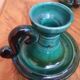 Pair of ceramic candle holders