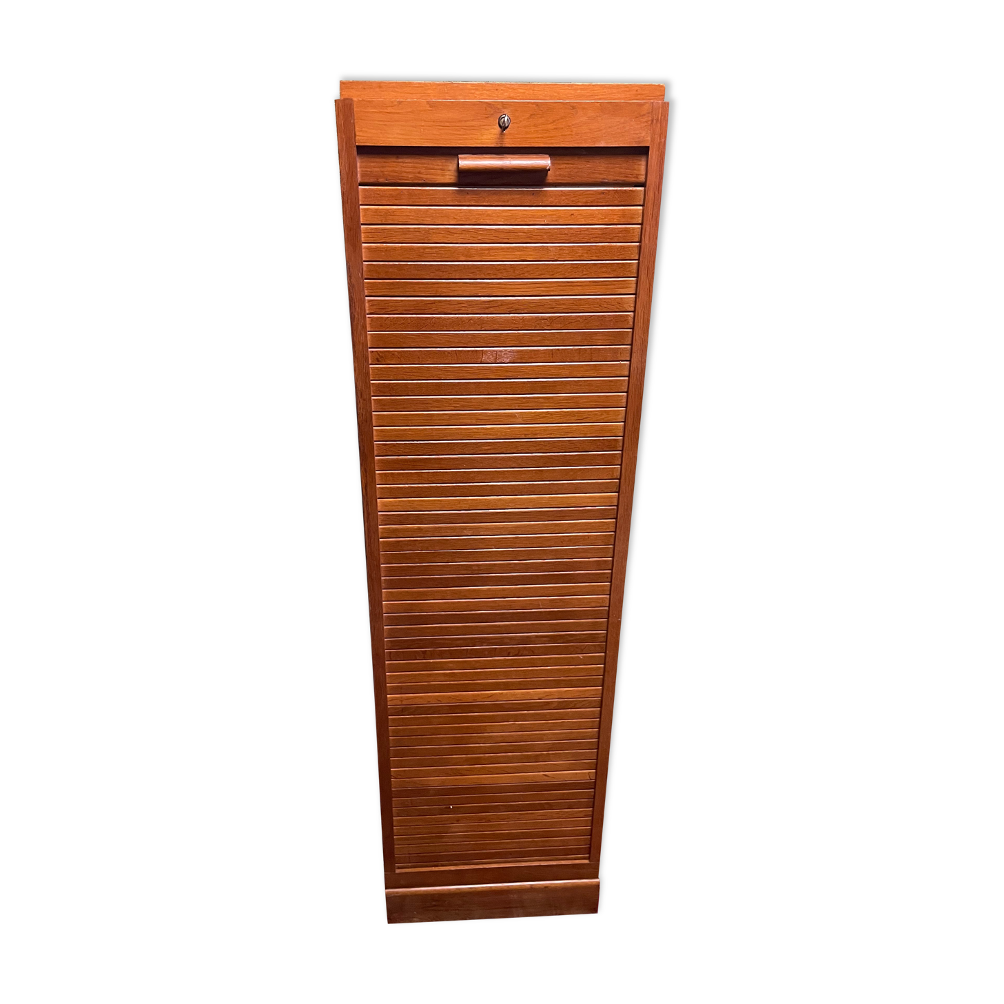 Curtained filing cabinet, 40s-50s