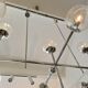 Large chrome hanging Kinkeldey 70s