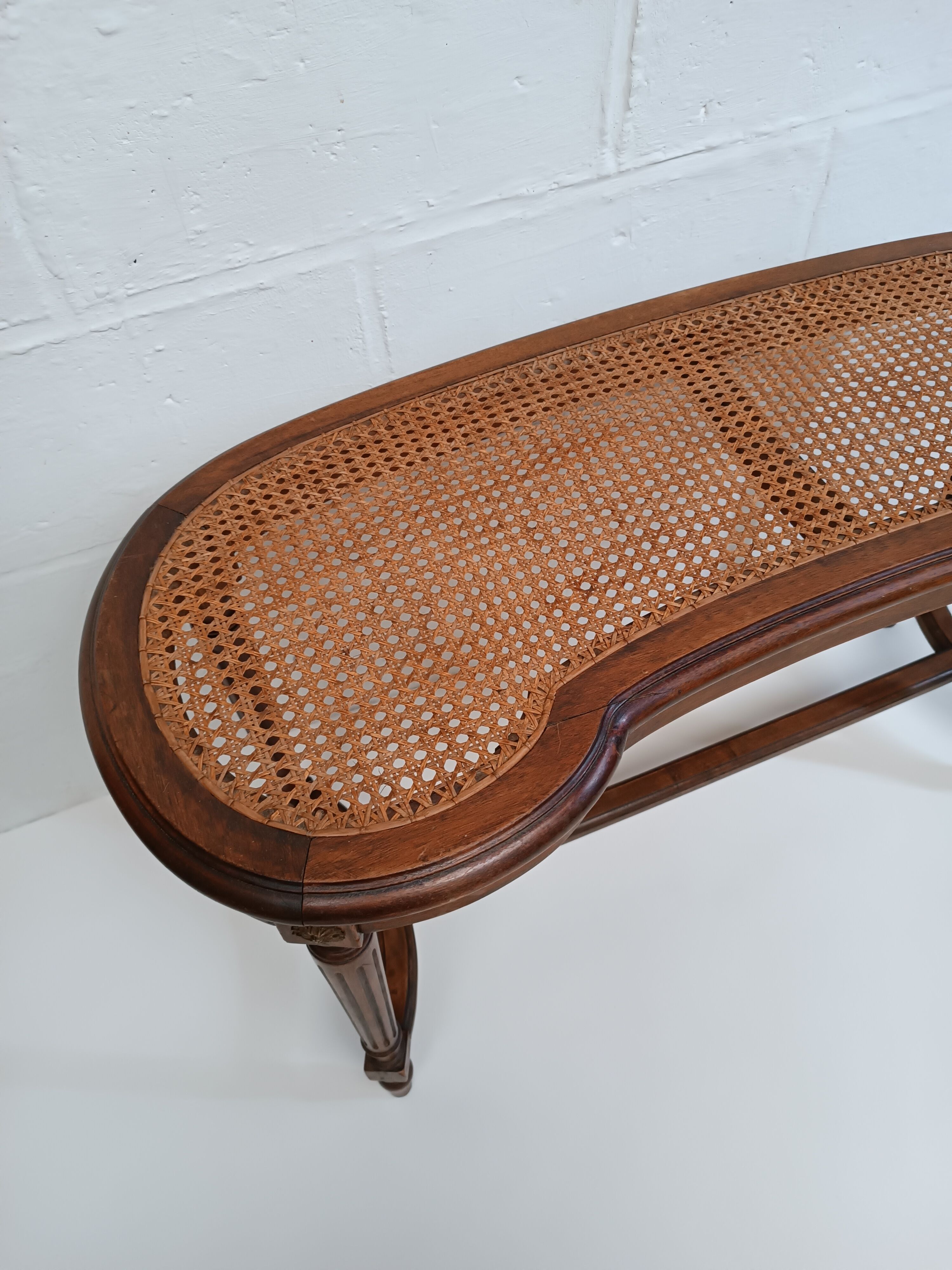 Wooden piano bench and canning