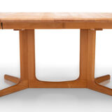 Vintage extendable dining table in beech wood