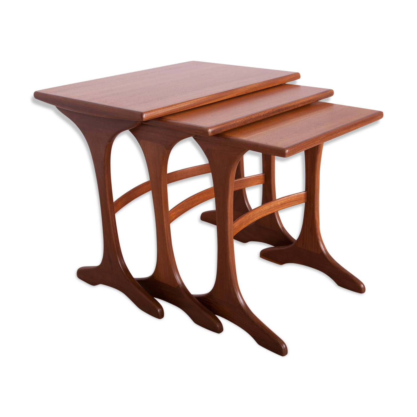 Teak pull out tables by Victor Wilkins for G-Plan, 1970