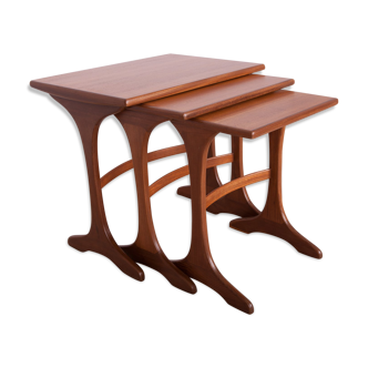 Teak pull out tables by Victor Wilkins for G-Plan, 1970