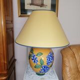 Lampe signé Louis Drimmer en porcelaine craquelée