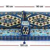 Oriental floor couch
