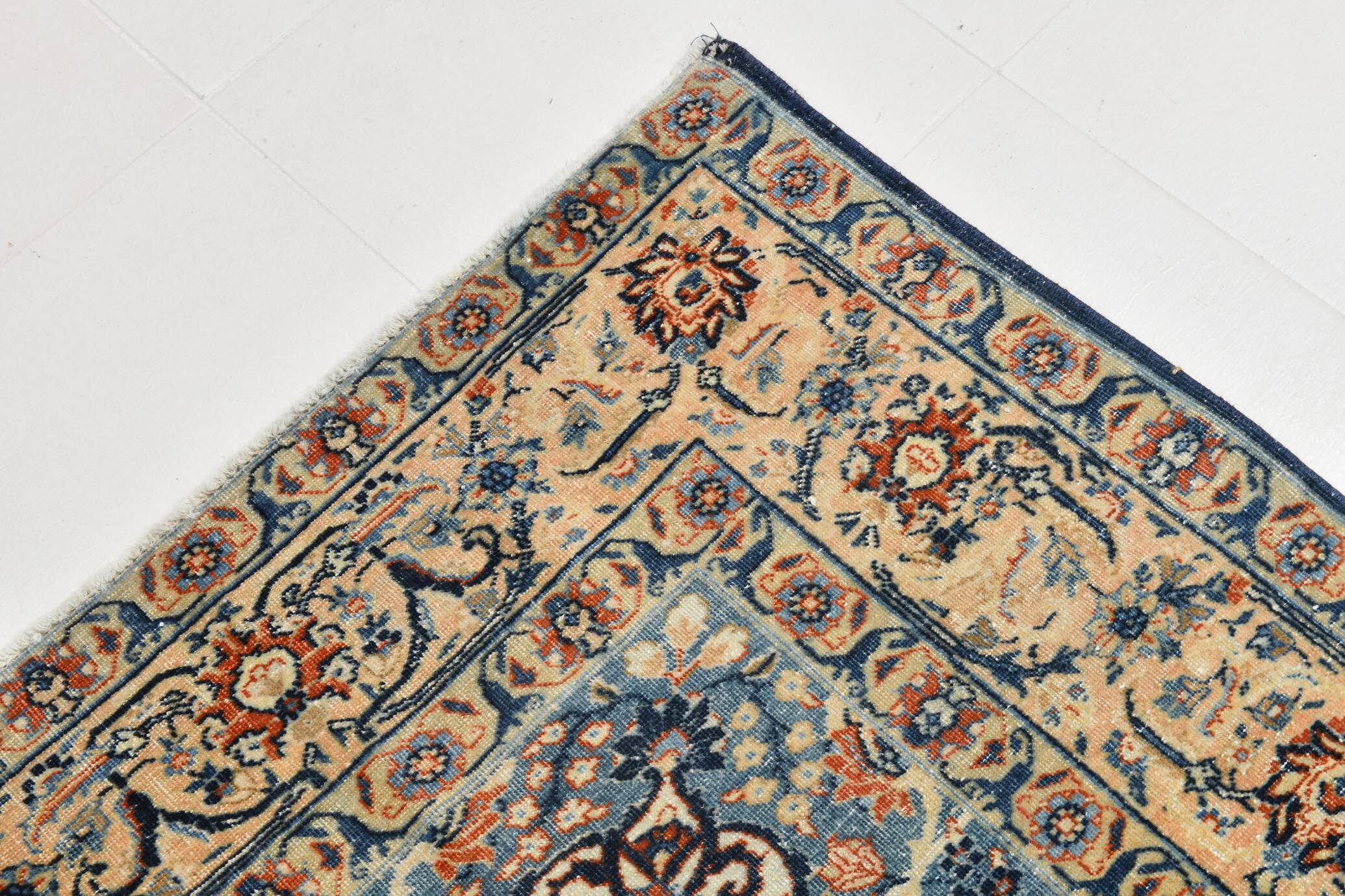 8x10 Oversize Navy Blue Persian Rug, 227x313Cm