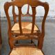 6 dining chairs in Louis XV style from the 1970s.