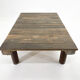 1950's vintage industrial wood & iron coffee table