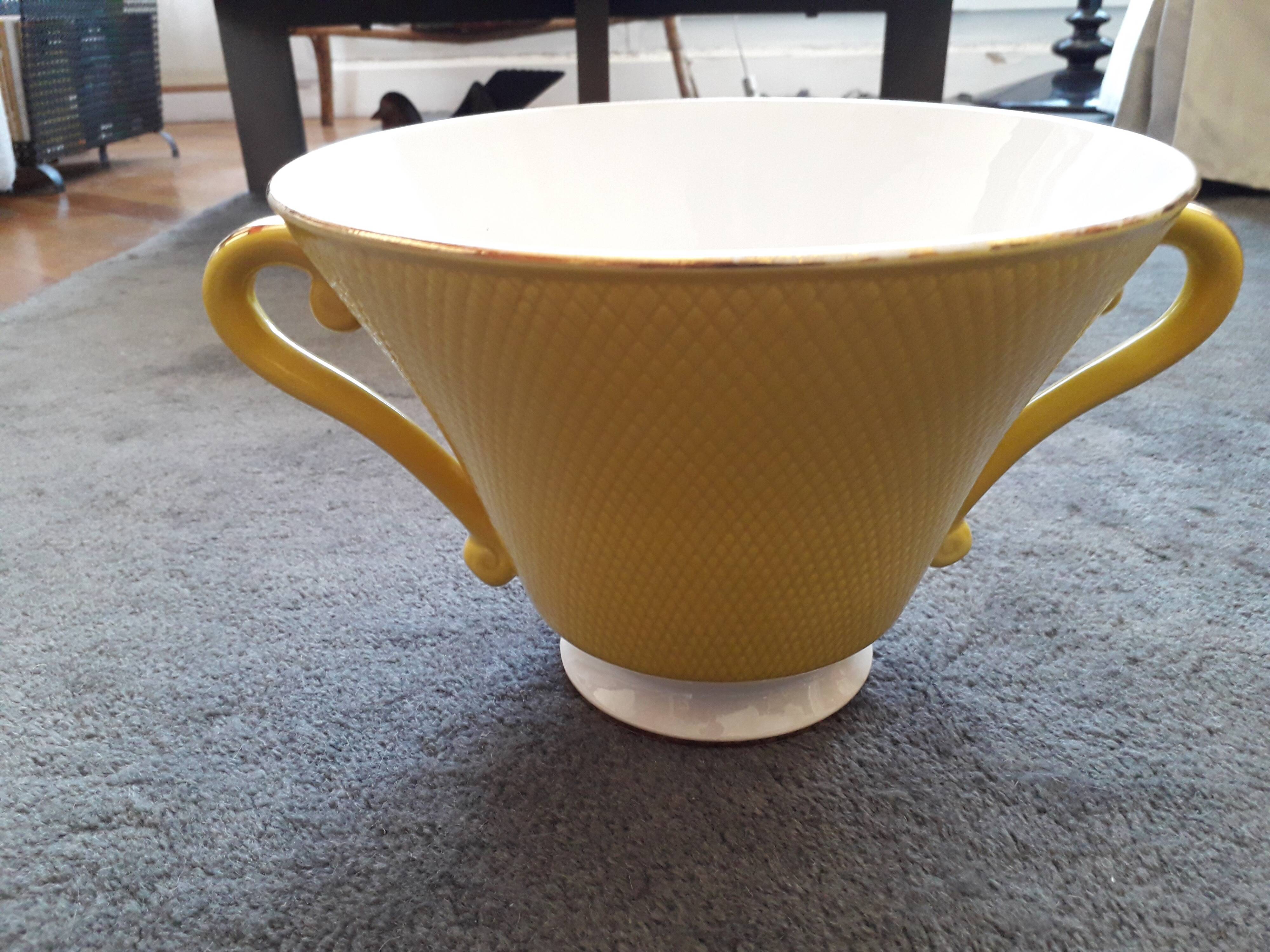 Vintage ceramic cup from Salins