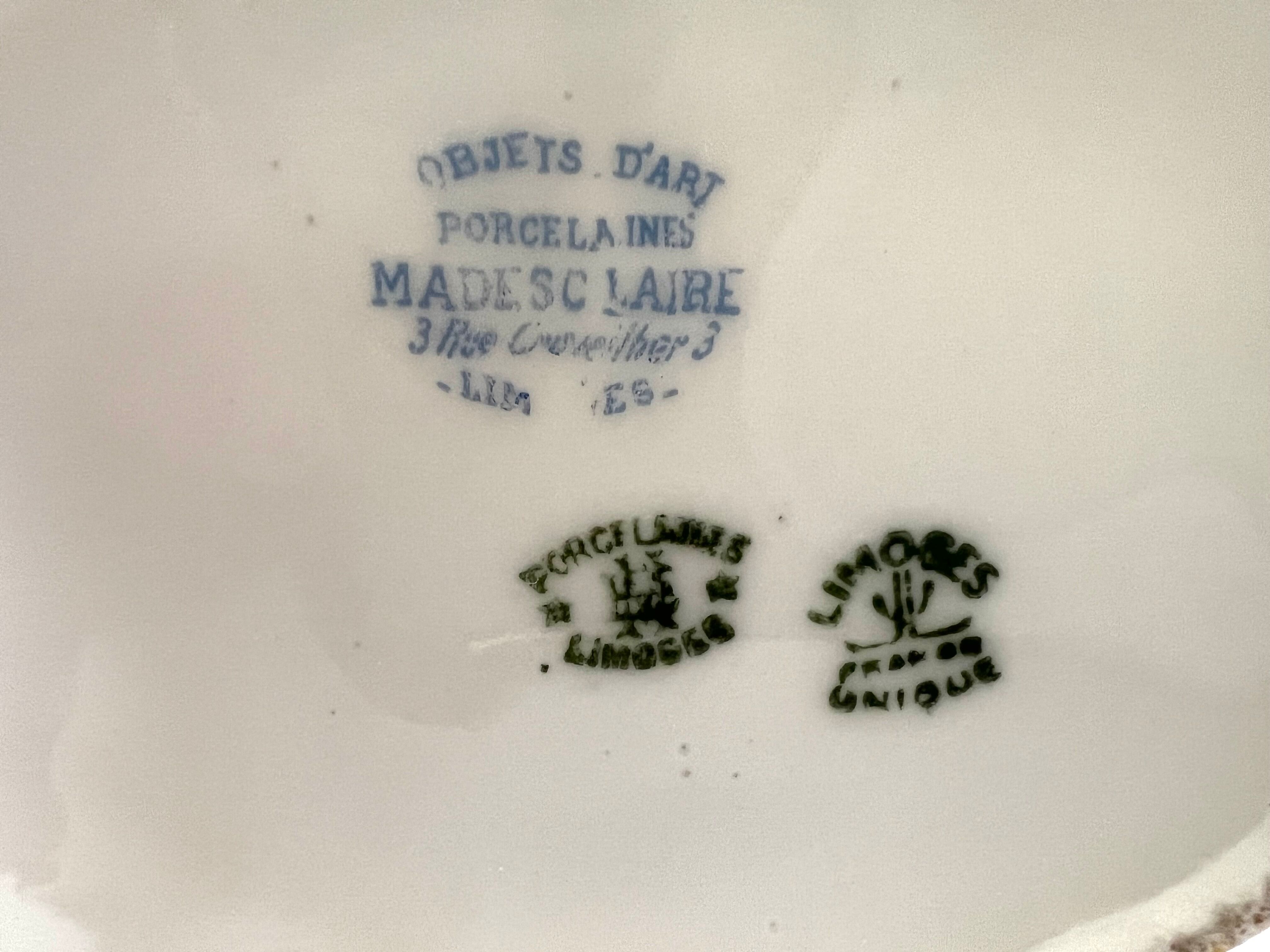 Limoges Madesclaire Porcelain Pourer tea coffee