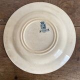 Gien ironstone plates, Roosters model