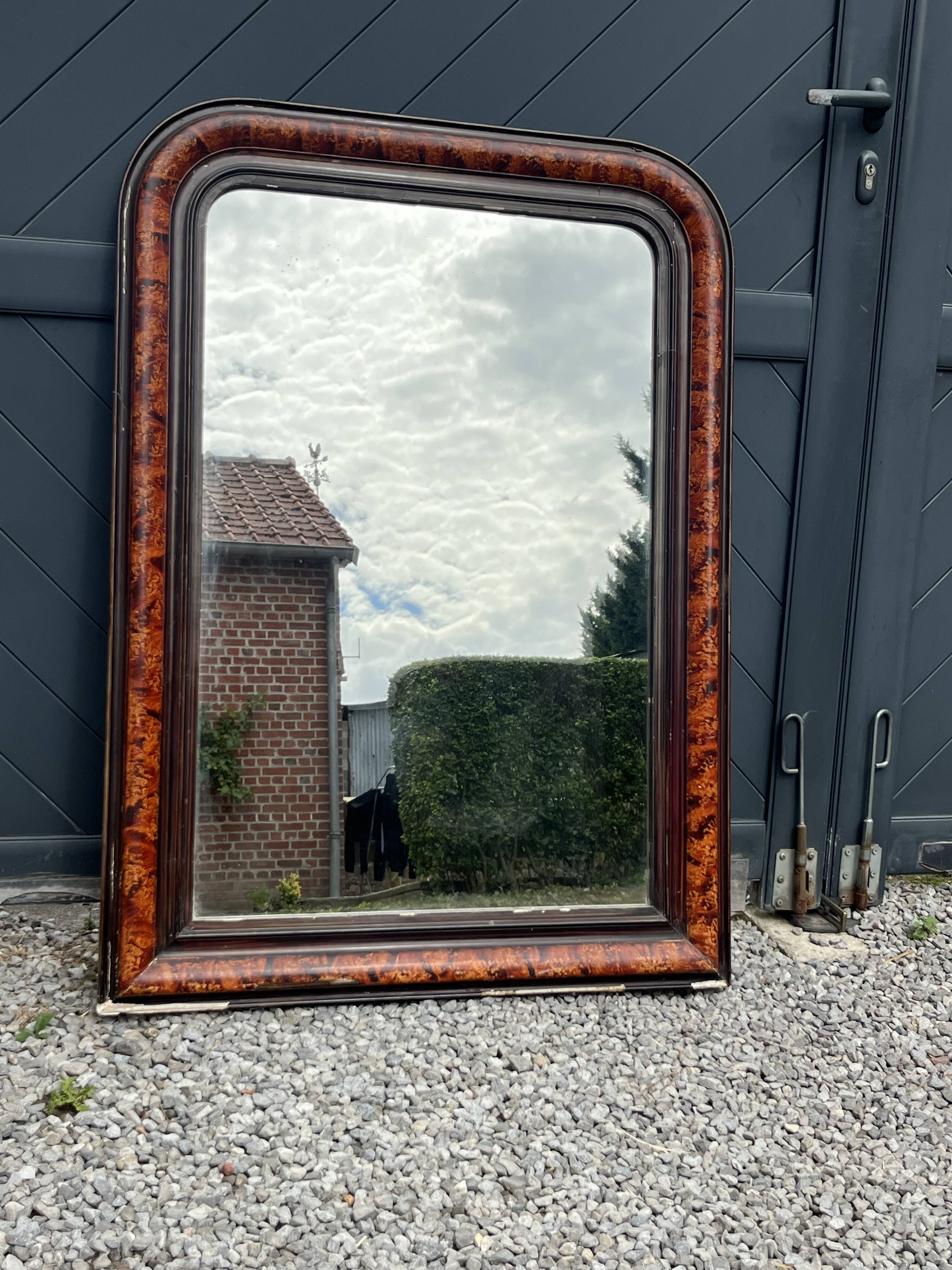 Antique mirror in Louis Philippe style