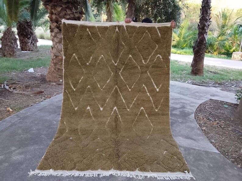 Tapis en laine naturelle traditionnelle authentique 2,5/3,5 m
