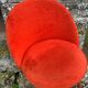 Set of 2 orange moumoute chairs