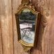 Small antique baroque mirror