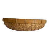 Old round wicker/bamboo basket