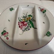 6 assiettes à Asperges Luneville début XX e siècle