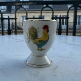 Coquetiers with rooster pattern