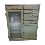 Heavy French Art Deco dentist cabinet, 1920/30s