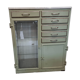 Heavy French Art Deco dentist cabinet, 1920/30s