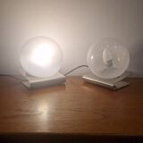 Paire de lampe space age design 70, murano