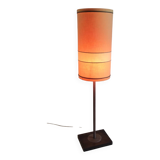 Scandinavian style table lamp in wood and rope - mid 20th century.