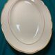 Oval dish white faience and golden edge  Villeroy and Boch