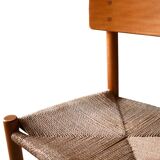 Lot de 10 J39 « Chaise du Peuple » par Børge Mogensen