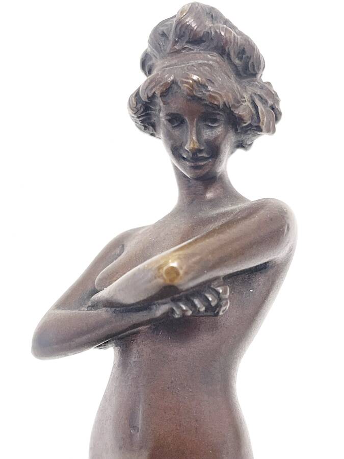 Art Deco bronze statuette – attributed to Paul Philippe, edition H. Hudès
