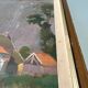 Oil on cardboard signed Pierre Albert Leroux