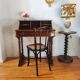 Napoleon III style bonheur-du-jour in marquetry – lady's desk