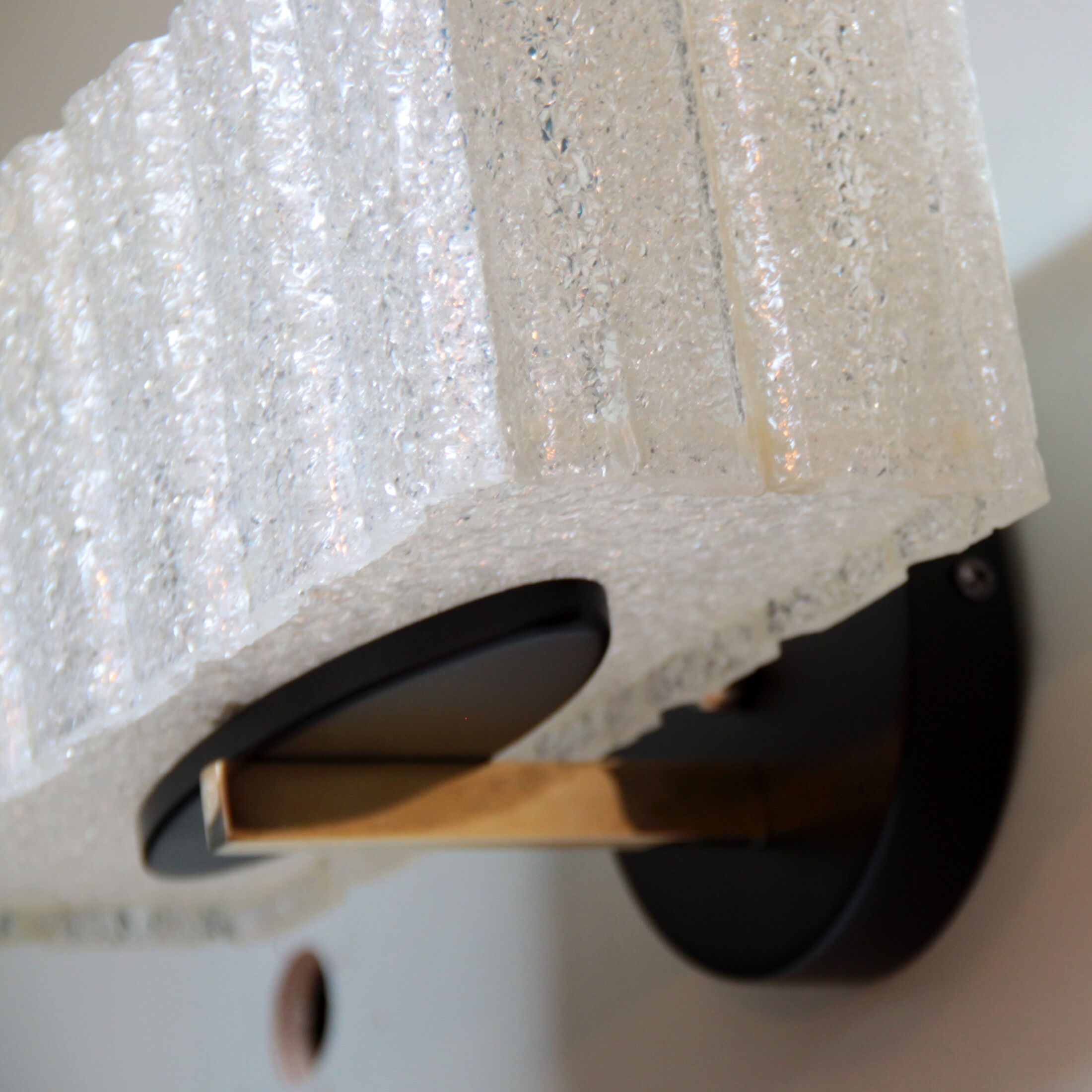 Wall lamp in perspex 60/70 rectangular old vintage decoration