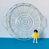 Duralex-style glass pizza round dish