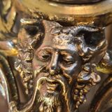 bronze lamp napoleon style lll 4 kg 36x27 cm tulip type muller unsigned