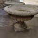 Pair of medicis vases in old reconstituted stone 1950s