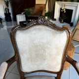 Pair of early 20th century rocaille armchairs