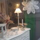 White patinated chest of drawers
