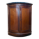 Corner cabinet from the Louis-Philippe period – Flamed mahogany and veined grey marble