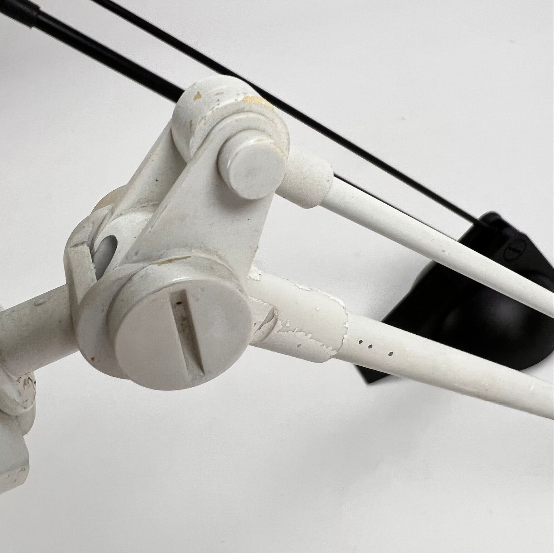 Set of 2 postmodern design desk lamps, 1980s