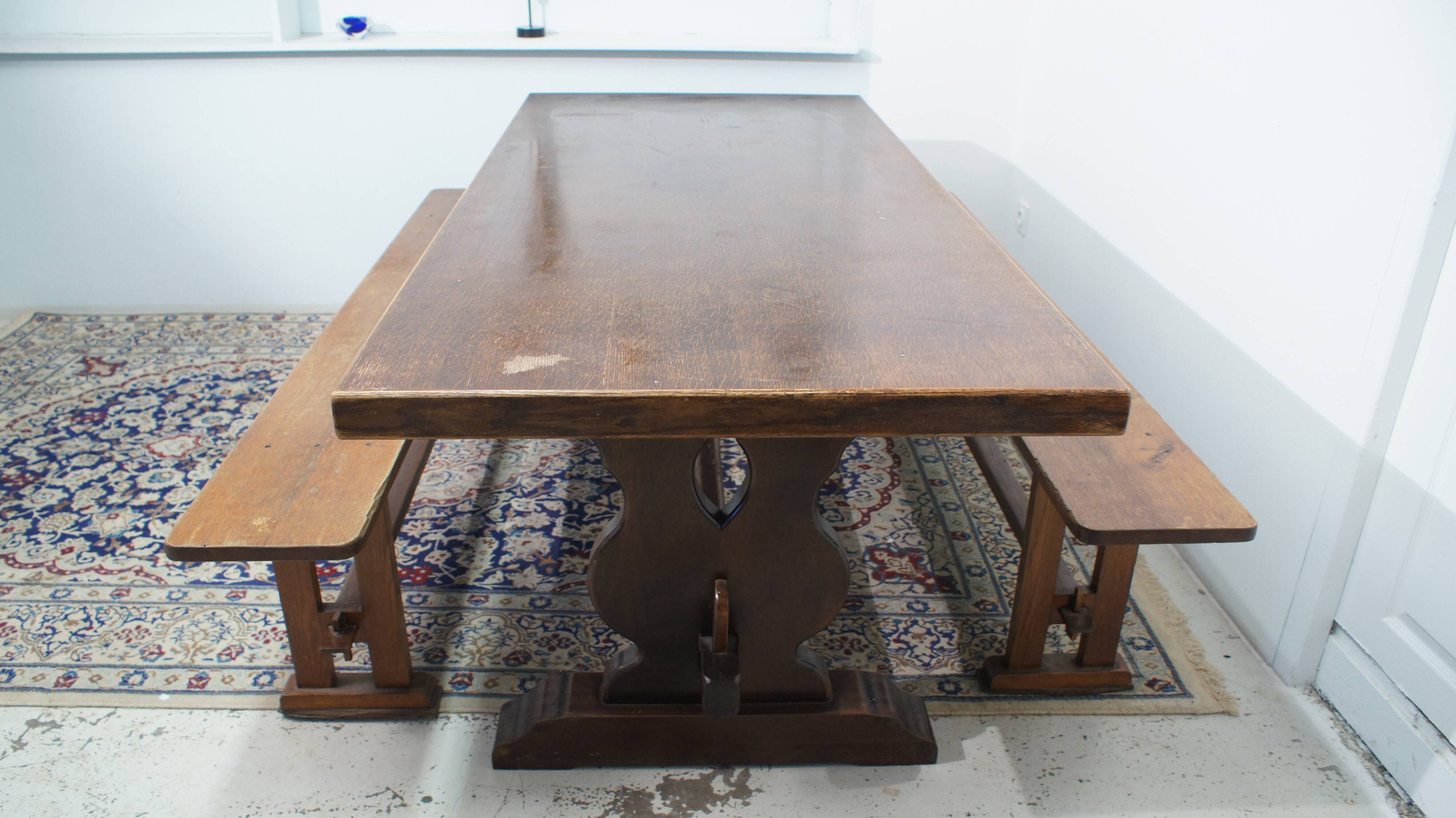 Vintage country monastery dining table