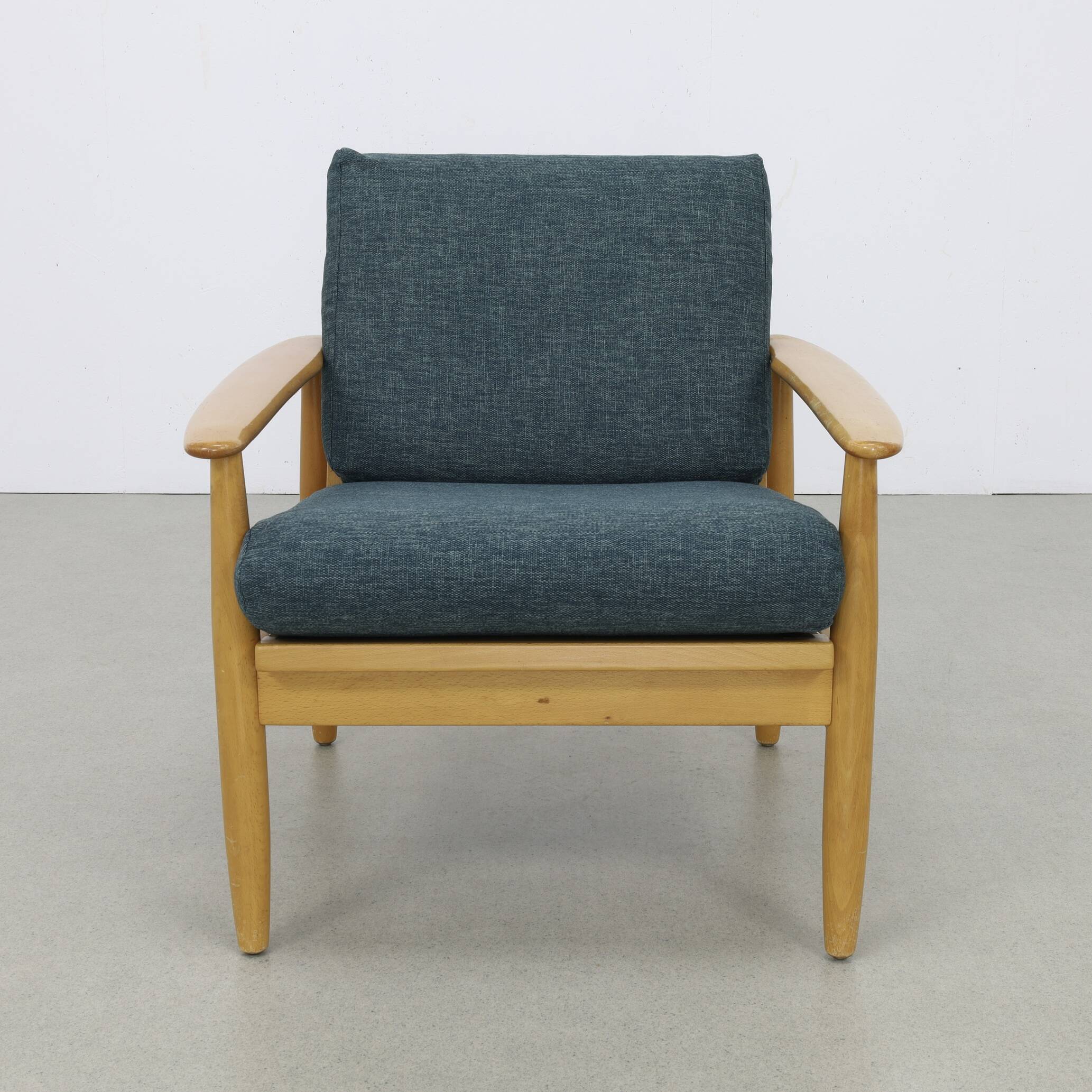 Vintage danish lounge chair, 1970s new upholstery