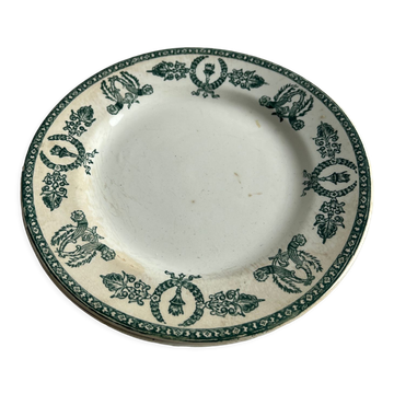 Set of 2 flat plates Wagram Givors