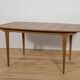 Mid-century teak extending dining table from McIntosh, UK.