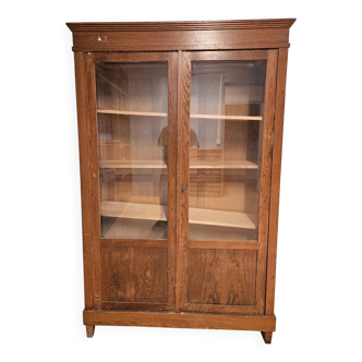 Antique oak administration cabinet