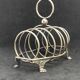 Victorian toast holder breakfast set 6 slices bread